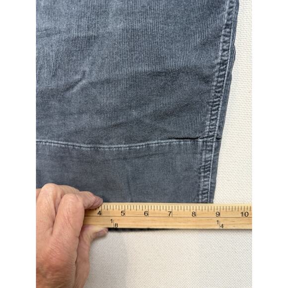 TORRID Women's Gray Corduroy Capris Sz 14 Preppy Classic Casual - Picture 12 of 14